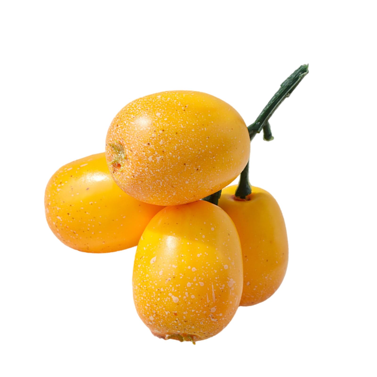 Buxuaaaa Artificial Loquat Simulated Loquat Fruit Model Suitable for Interior Designing and Store Front Displays Simulation Model