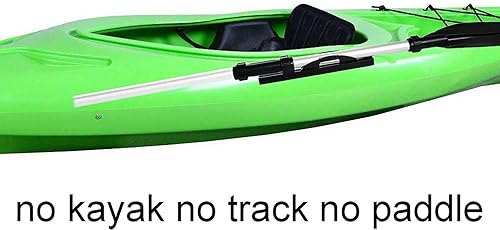 Miniatura 6 de YYST Soporte de clip para remo de kayak, clip de red de pesca con montaje en pista, sin pista, sin remo