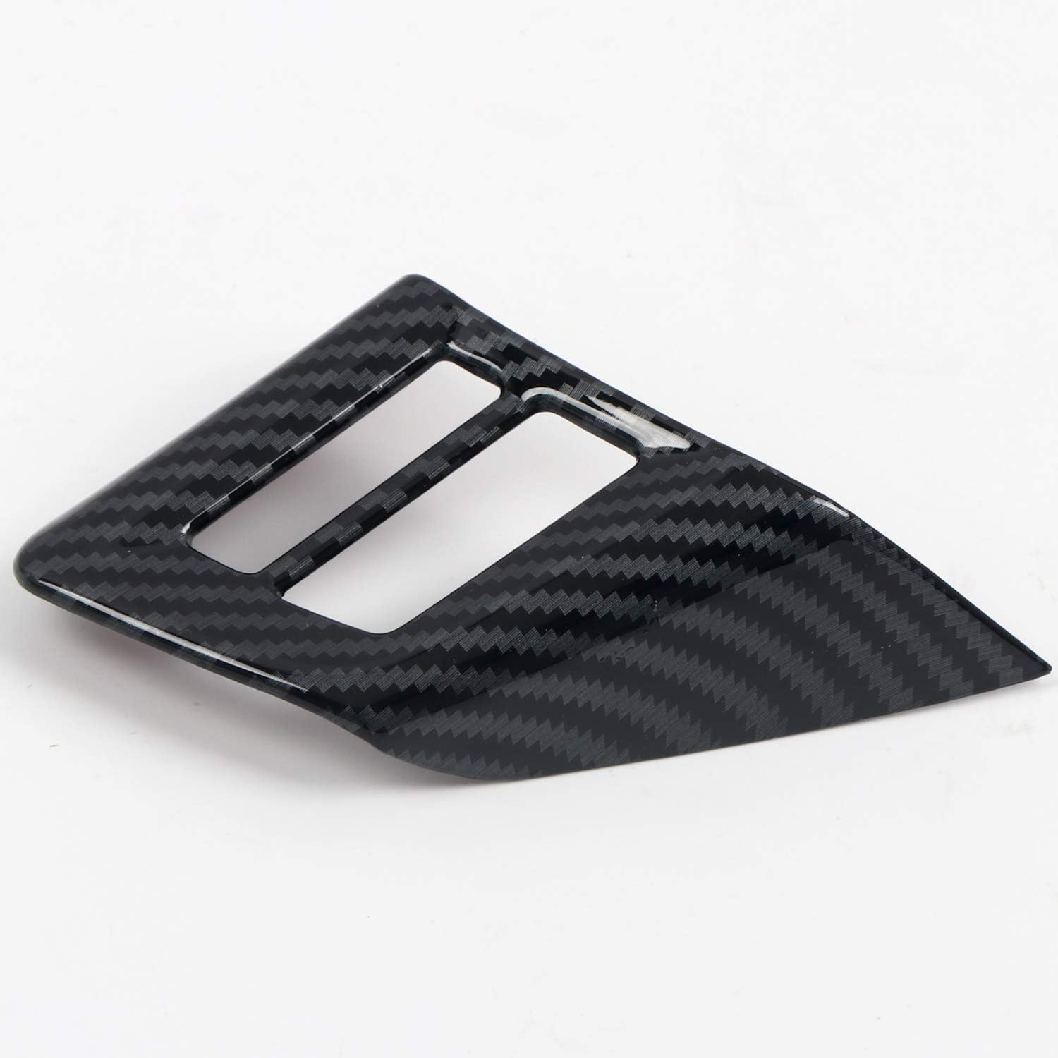 HIGH FLYING Carbon Grain Car Interior Accessories Steering Decoration Trim ABS 3pcs for Subaru WRX STI 2016 2017 2018 (NOT Fit Turbo CVT)