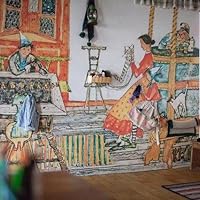 アロイス・カリジェ、【フルリーナと山の鳥】、希少画集画より、状態良好 アロイス・カリジェ、【フルリーナと山の鳥】、希少画集画より