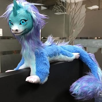 Dragon Plush Doll Toy Halloween Christmas Decoration Birthday Gift 50cm/19.69inch Dark Blue