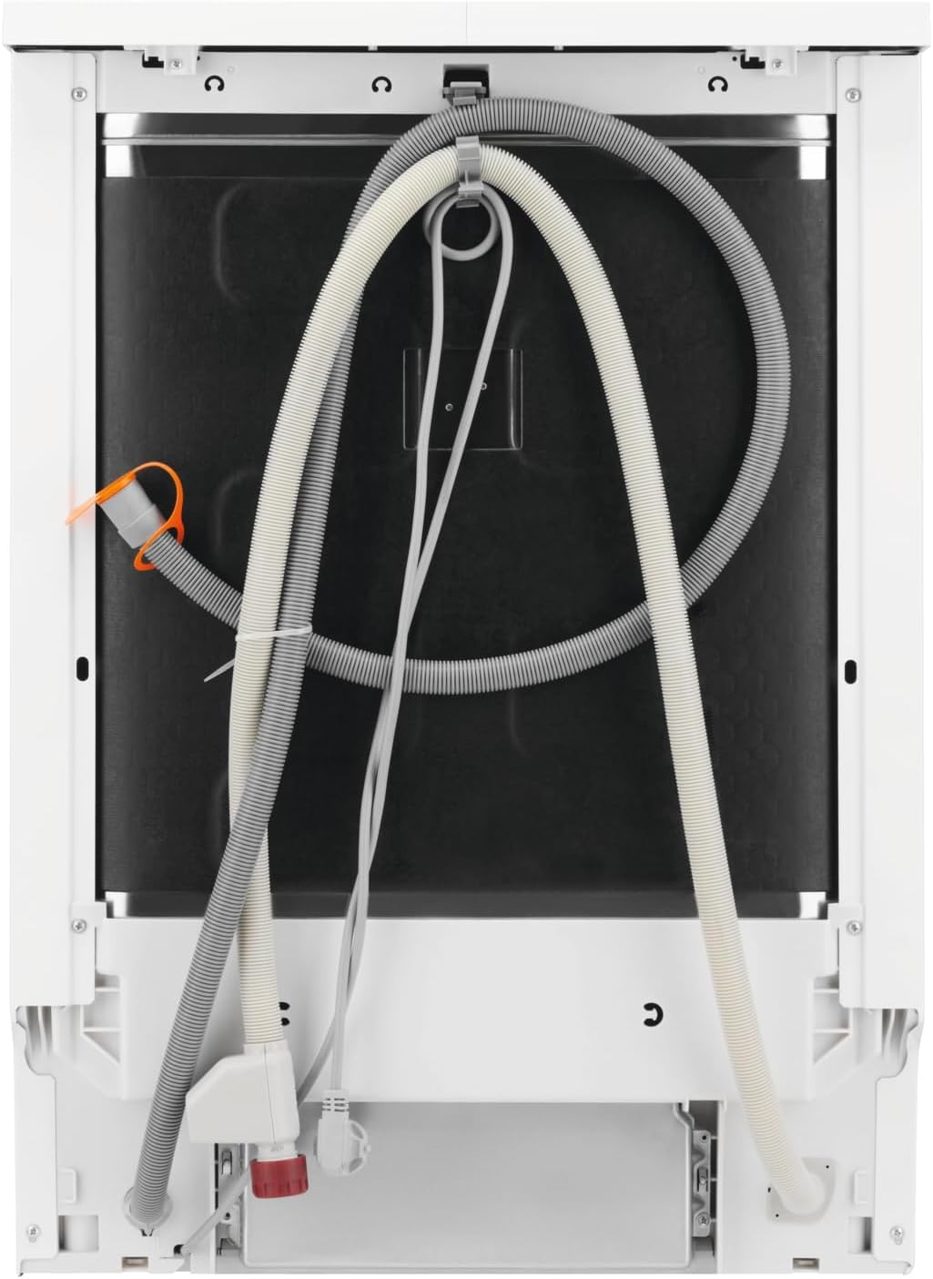 AEG Lavavajillas de 60 cm, FFB64607ZW, 13 cubiertos, Motor Inverter, Libre Instalación, Display LCD 8 Programas, 4 Temperaturas, AirDry Extrahigiene, Serie 6000 SatelliteClean, Blanco