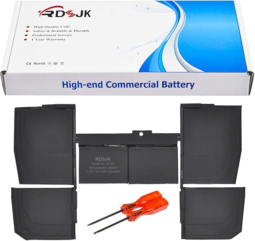 Batterie Macbook 12 Batterie MacBook A1534 ASMARK - Rechange Pour MacBook 12 2015-2017 37Wh Batterie Portable Sécurisée