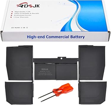 A1527 A1705 Laptop Battery for MacBook Retina 12" A1534 Early 2015 2016 Mid 2017 EMC 2746 2991 3099 MK4M2LL/A MJY32LL/A MF855LL/A MK4N2LL/A MJY42LL/A MF855 MF865LL/A MNYG2LL/A MLHA2LL/A 7.55V 39.71Wh
