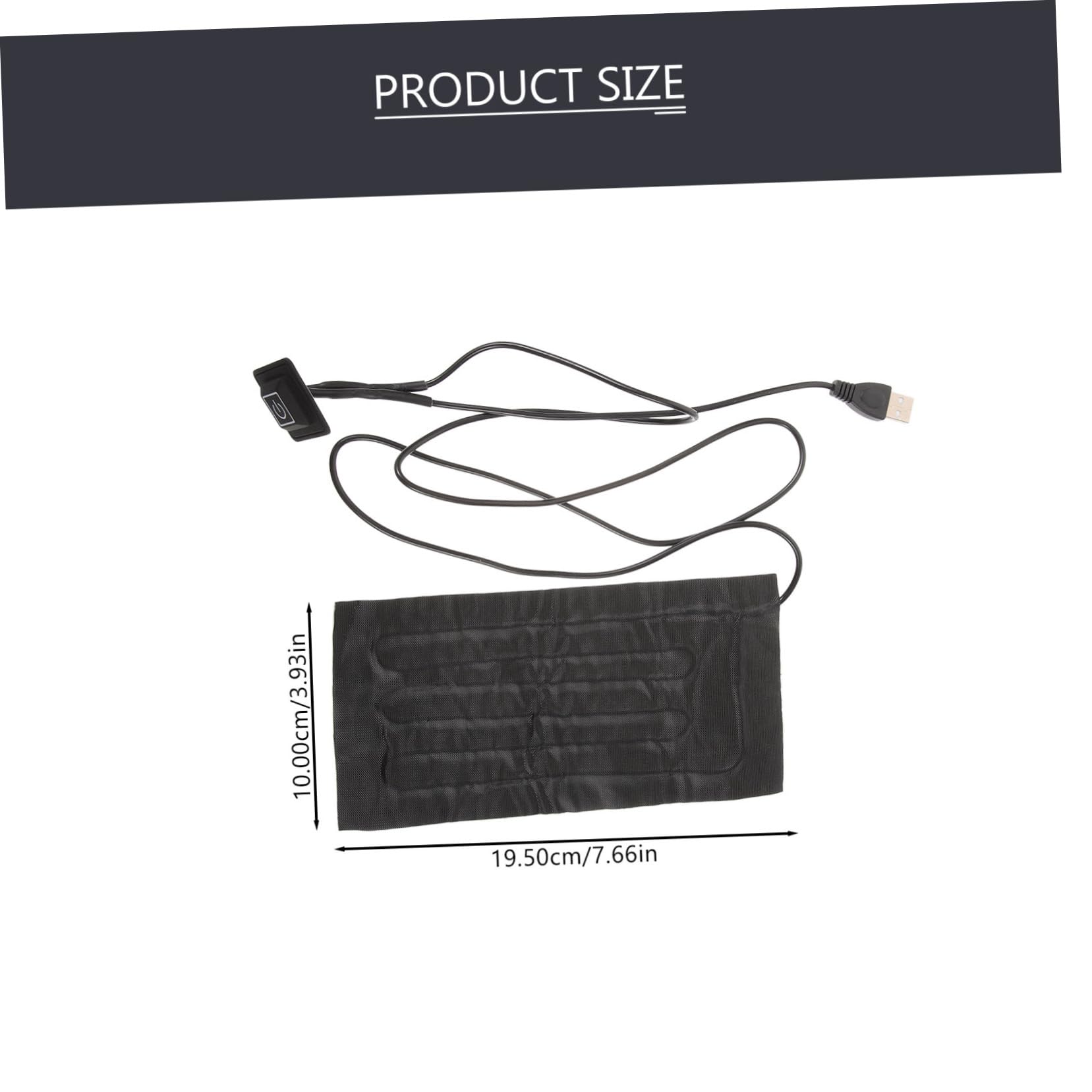 Toyvian 3 Stück USB Heizmatte für Pflanzen Einstellbare Wärmeunterlage mit Niedriger Energieverbrauch und Erwärmung für Anzucht und Gewächshaus