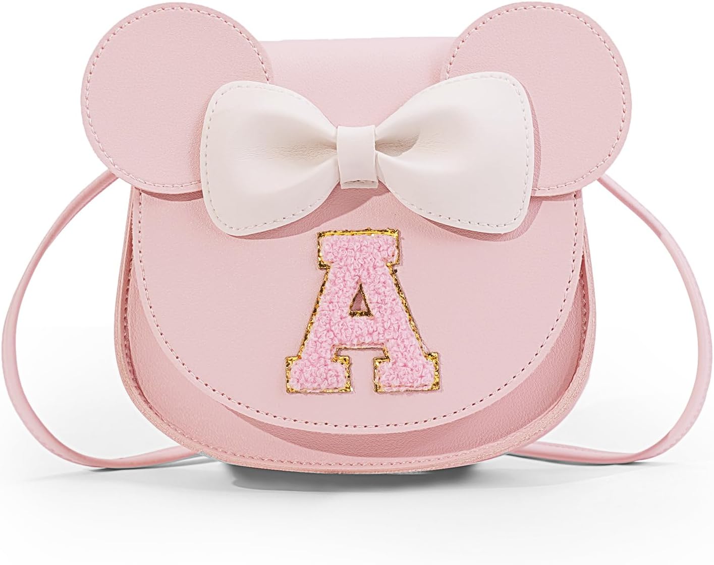 Initial Todder Purse for Little Girl Crossbody Bag Kids Purse Cute Birthday Gift