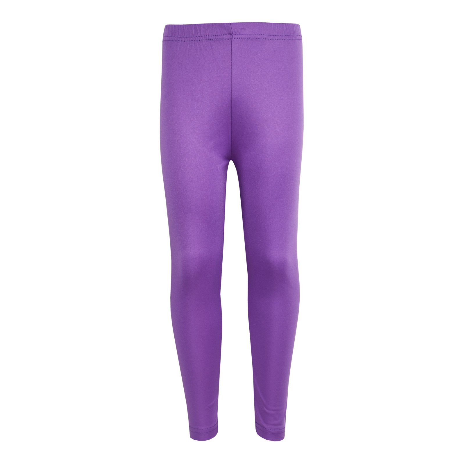 A2Z 4 Kids Girls Plain Legging Dance Fashion Leggings - New Legging Lilac 9-10