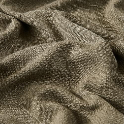 Image of Vision Home Brown Pinch Pleated Full Blackout Curtains Linen Blended Room Darkening Window Curtains 102 inch for Living Room Bedroom Thermal Insulated Pinch Pleat Drapes with Hooks 40 inch Wx102 Lx2