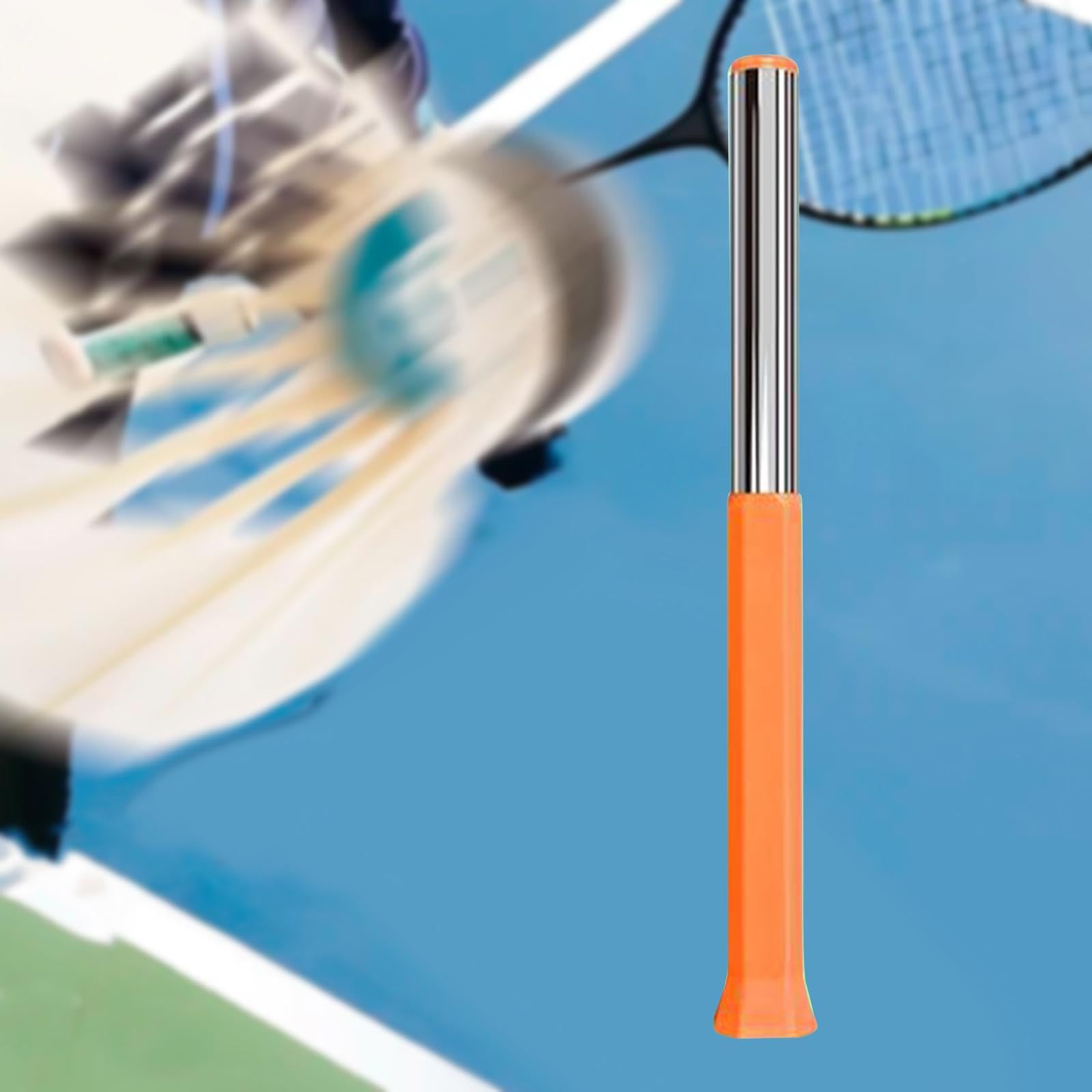 Yiju Badminton Racket Swing Trainer Equipment Sound Feedback for Strength Flexibility and Tempo Badminton Swing Training Aid, Orange Advanced