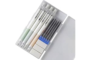 White Mechanical Pencil Lead Pencils Pack - Fine-Line Precision for Detail-Oriented Drawing