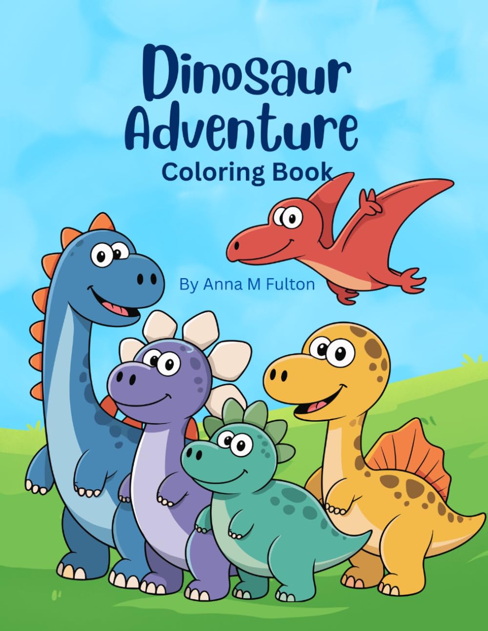Dinosaur Adventure Coloring Book