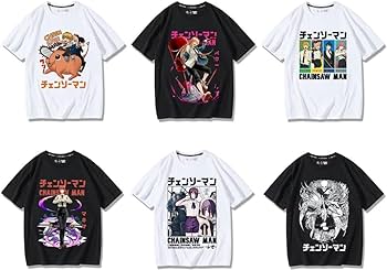 Amazon | チェンソーマン tシャツ 半袖 マキマ パワー ポチタ
