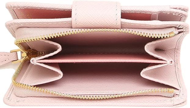 Amazon | [Prada] [プラダ] 二つ折り財布 サフィアーノ ピンク 