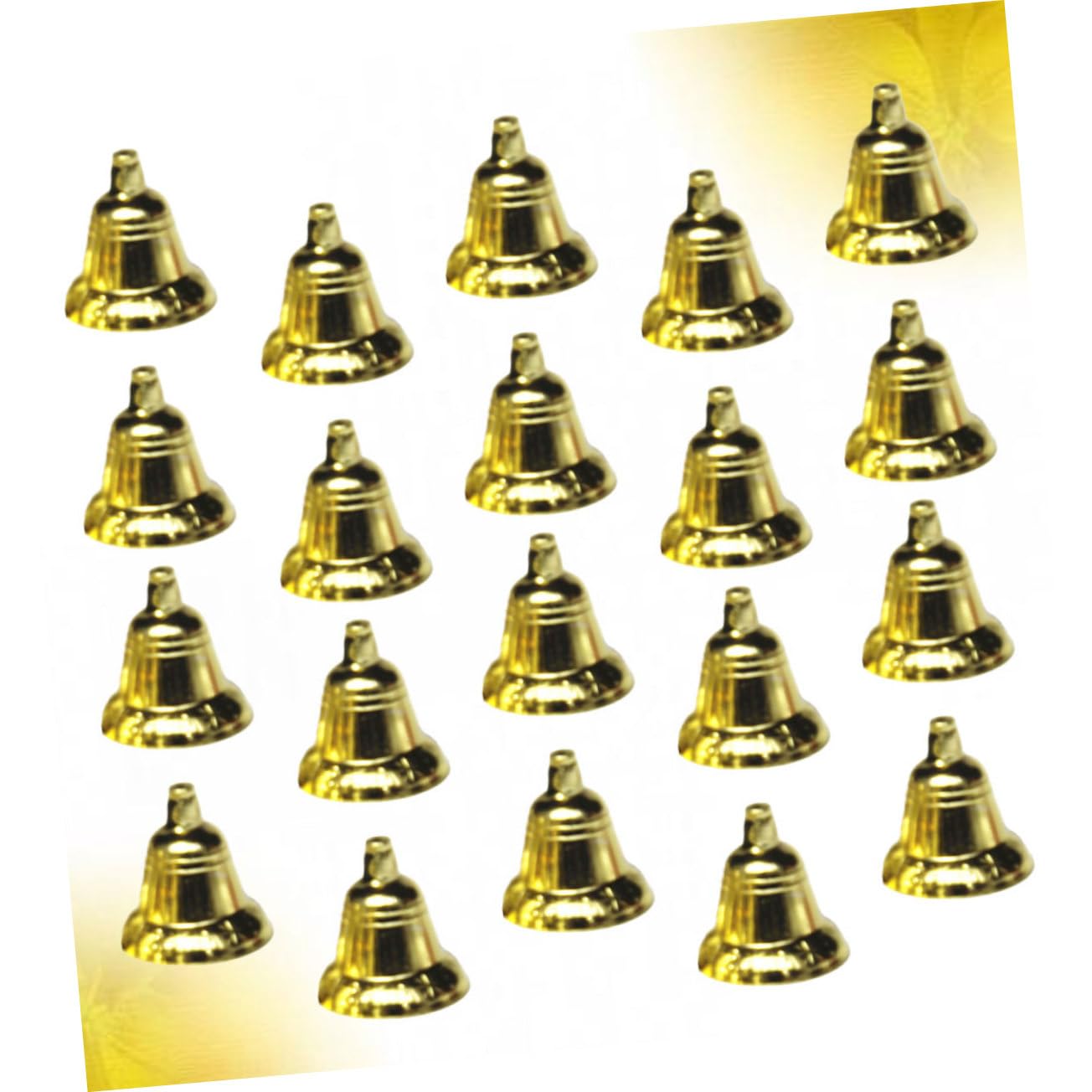 Campanas de Navidad,Adornos navideños Believe Bell 30 Piezas de Manualidades for Campanas navideñas, Campanas Colgantes