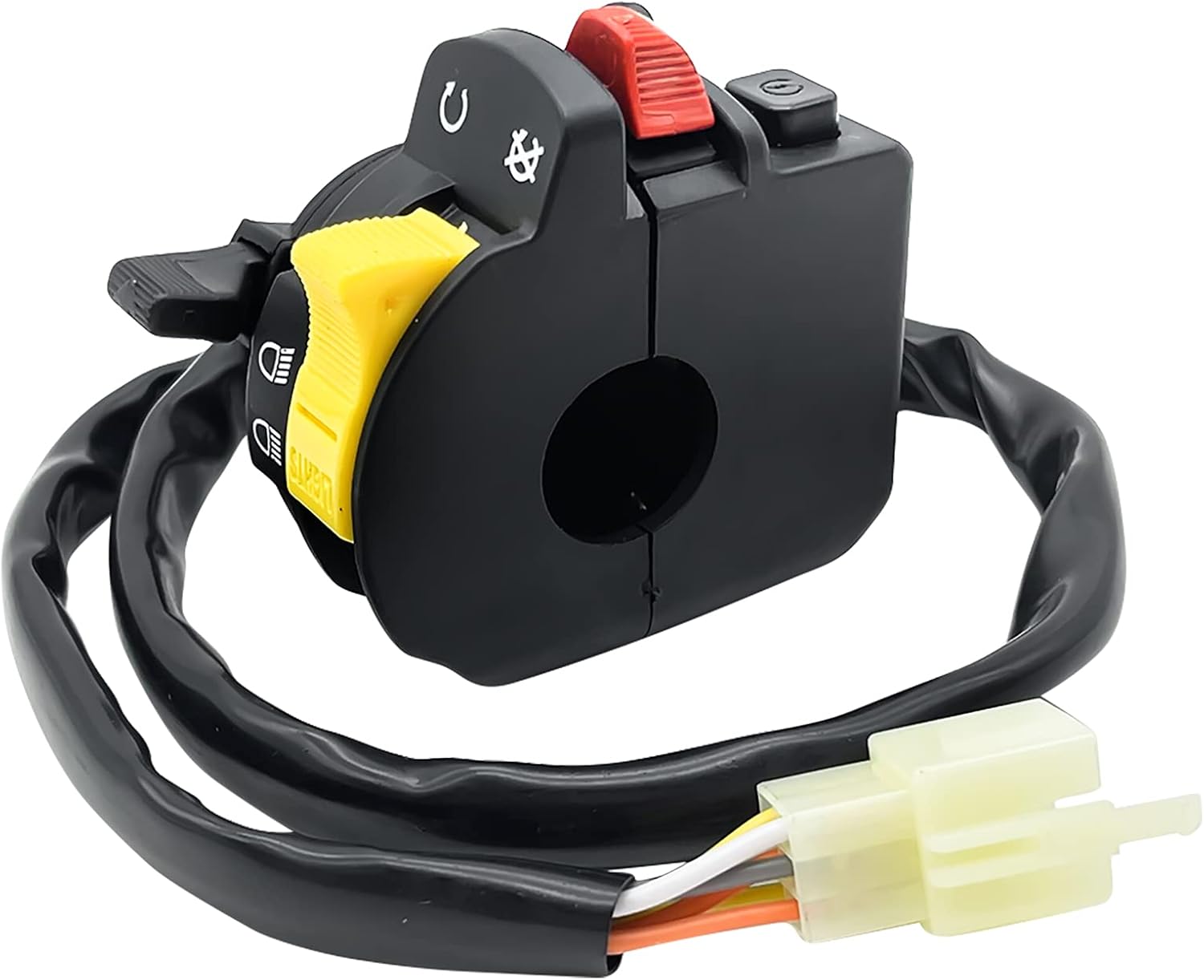 M MATI Left Handlebar Start Stop Headlight Switch for Suzuki KingQuad 300 QuadRunner 250 500 LT-F4WDX LT-F300F LT-F250 LT-F250F LT-4WD LT-F500F 37400-19B13