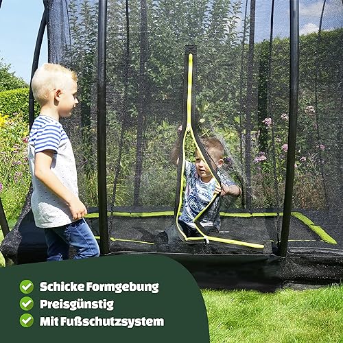 Bodentrampolin EXIT Toys Silhouette 244×366 cm rechteckig