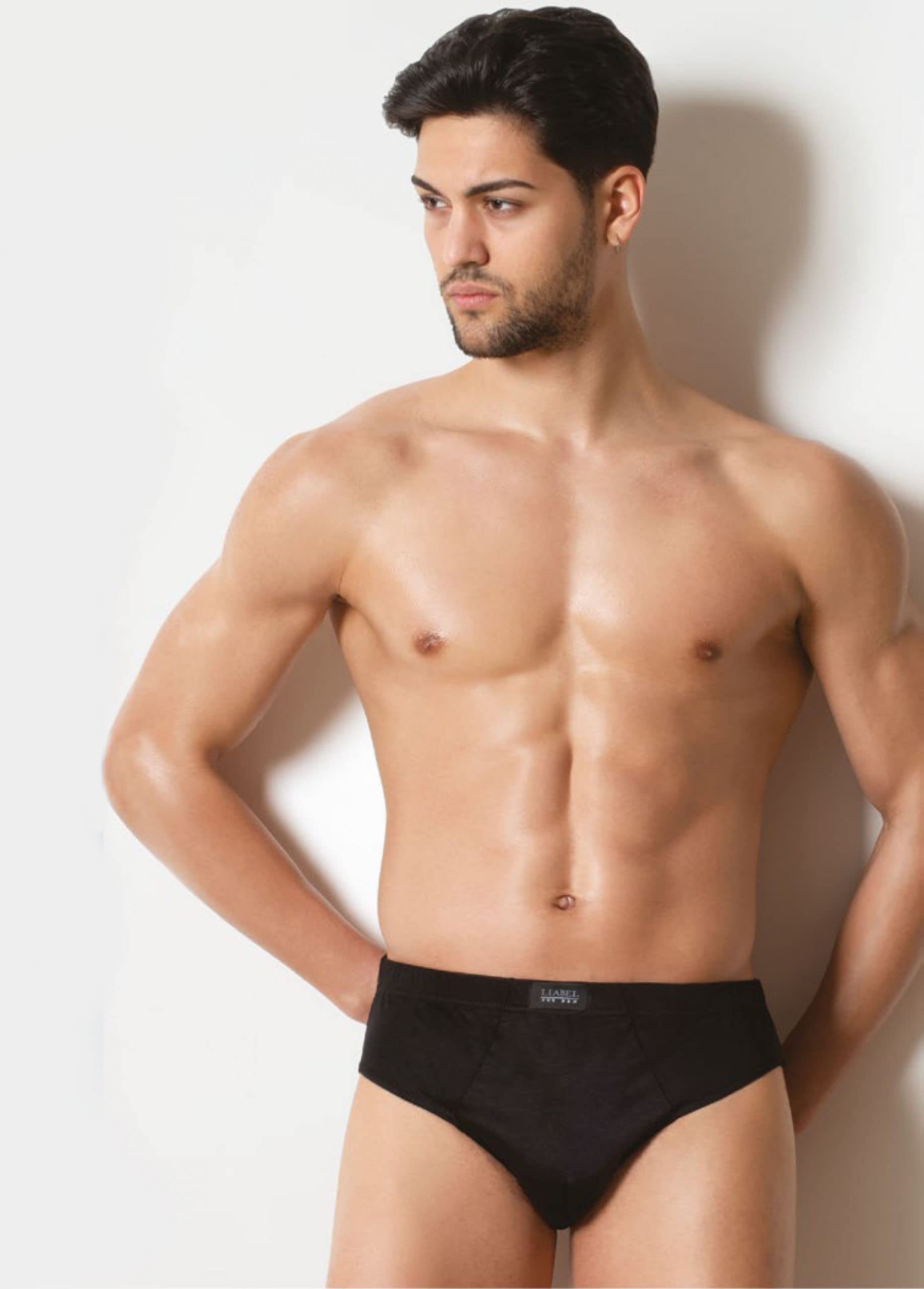 Liabel Slip Boxer Uomo in Cotone/Cotone Mercerizzato, Art. 940/959, Pacco da 3, 6 e 12 Limited Edition