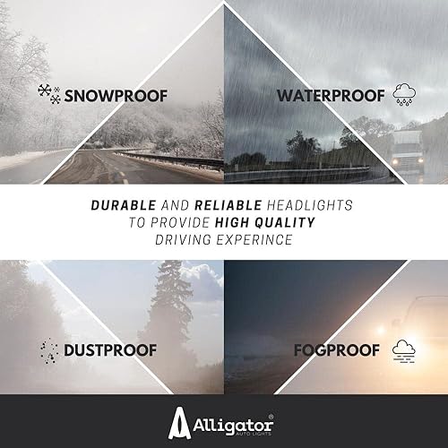 Miniatura 8 de ALLIGATOR AUTO LIGHTS Repuesto para Kia ForteForte5Forte Koup EX 2015-2016 Certificado CAPA Conjunto de faros halógenos con bombillas izquierdalado