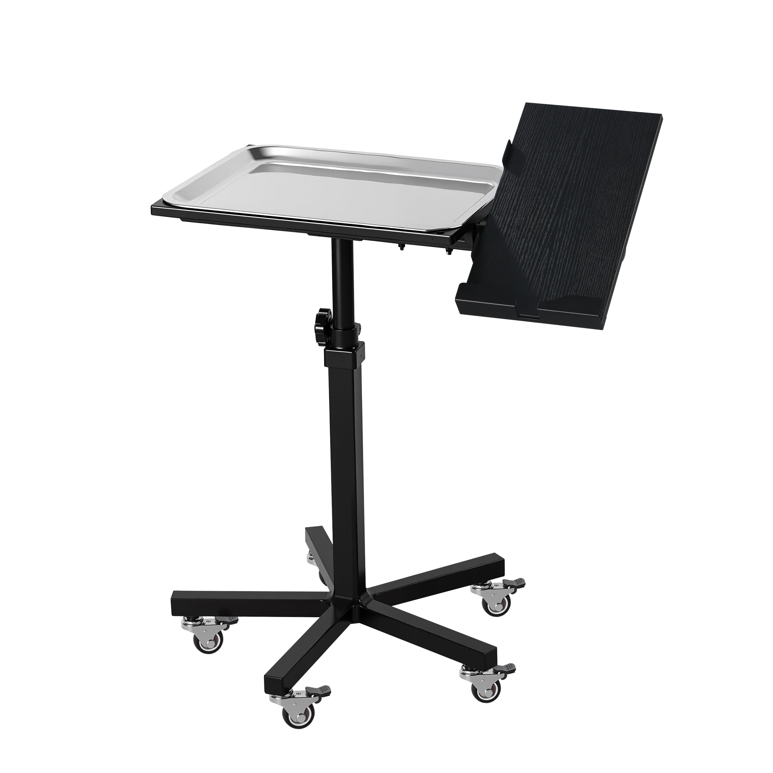 Tattoo Salon Rollbarer Arbeitstisch mit Abnehmbarem Edelstahltablet