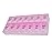 7 Day Weekly Pill AM PM Organizer, ShysTech Large Pill Case Pill Box for Pills/Vitamin/Supplements/Medication (Pink, Regular)