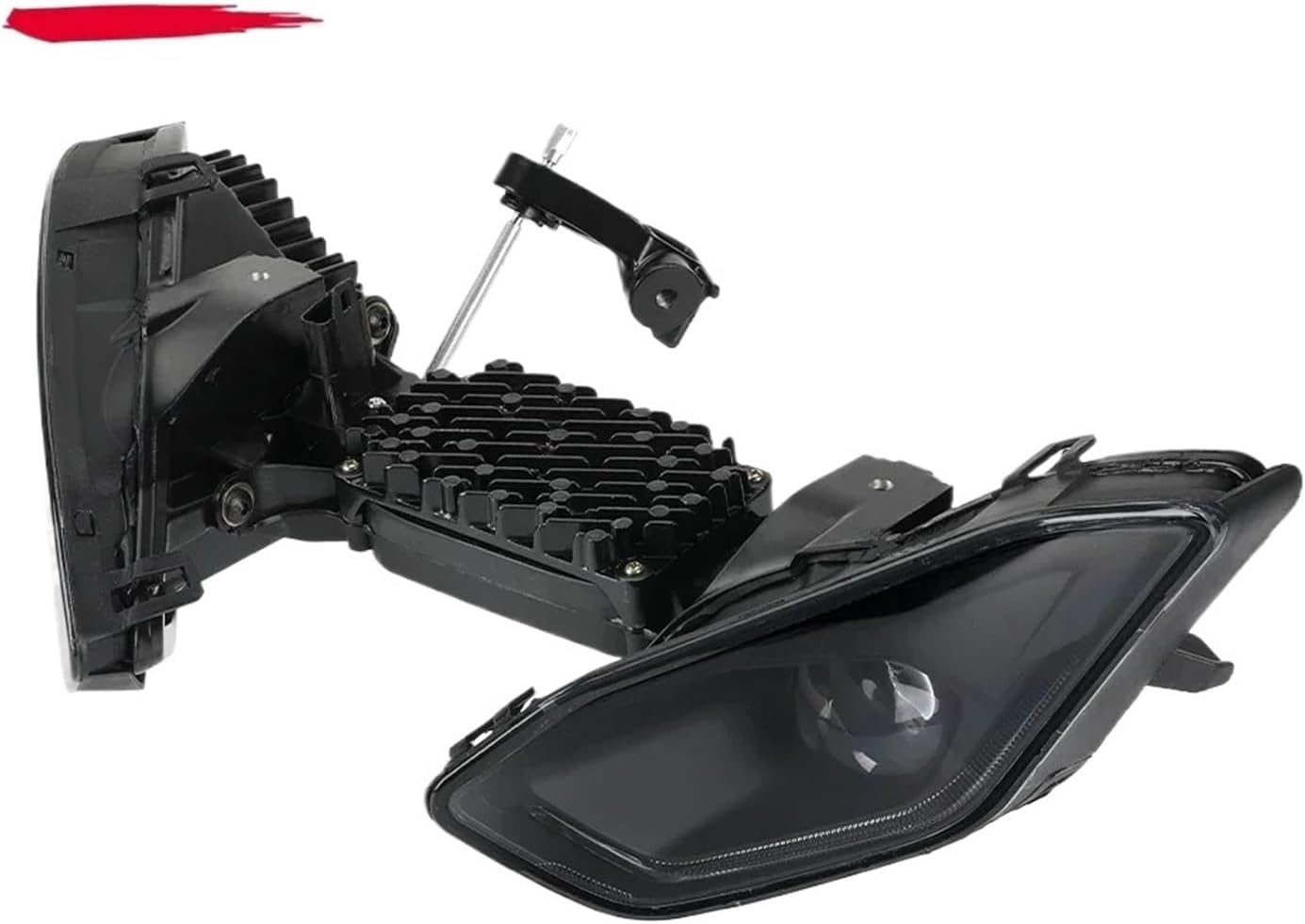 hi. 　2点 ヘッドライトアセンブリ クリアオートバイフロントヘッドライト