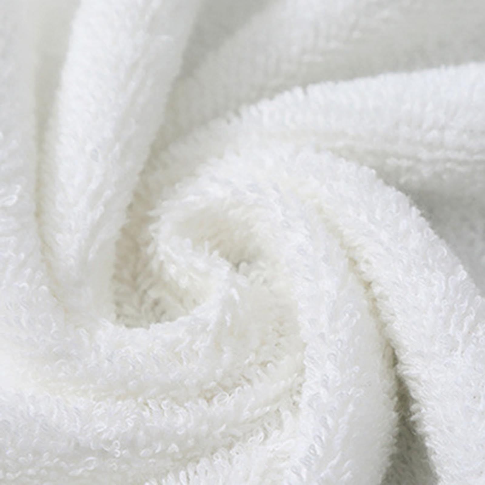 Generisch Albornoz suave y kimono largo de forro polar con capucha, material absorbente, pijama para spa y comodidad en el hogar