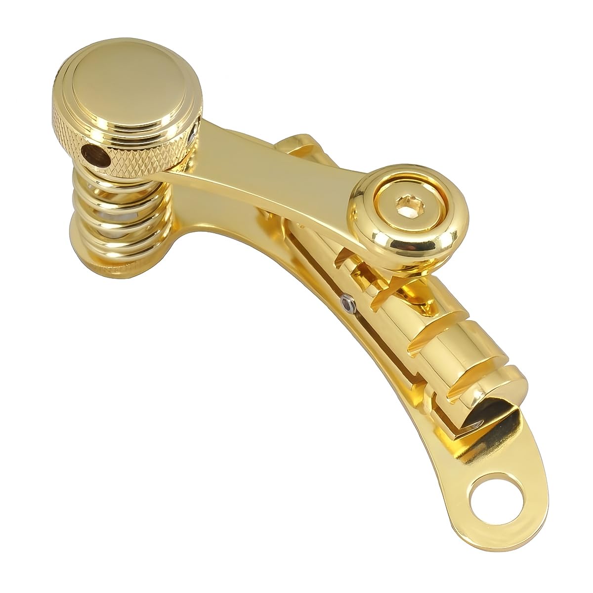 Puente de trémolo para Guitarra, Cordal, Puente de vibrato, Piezas de Puente, Barra de Tope de Puente para Guitarra eléctrica LP SG TM85 (Mantenimiento Dorado)
