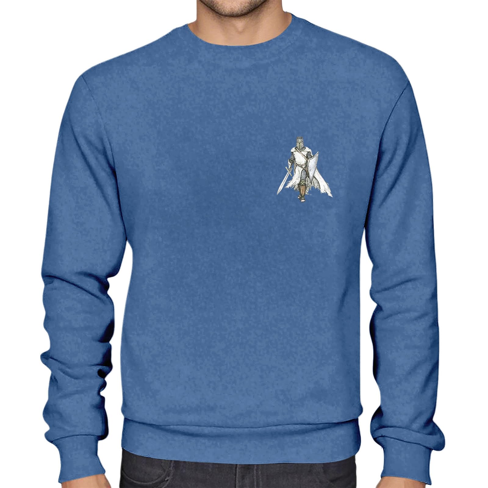 Sudadera para hombre de cuello redondo que soluciona el exceso de calor 5