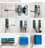 Vista 4 de 3S 12V 10A 18650 Tablero de protección de batería de litio BMS Módulo de protección de cargador de iones de litio