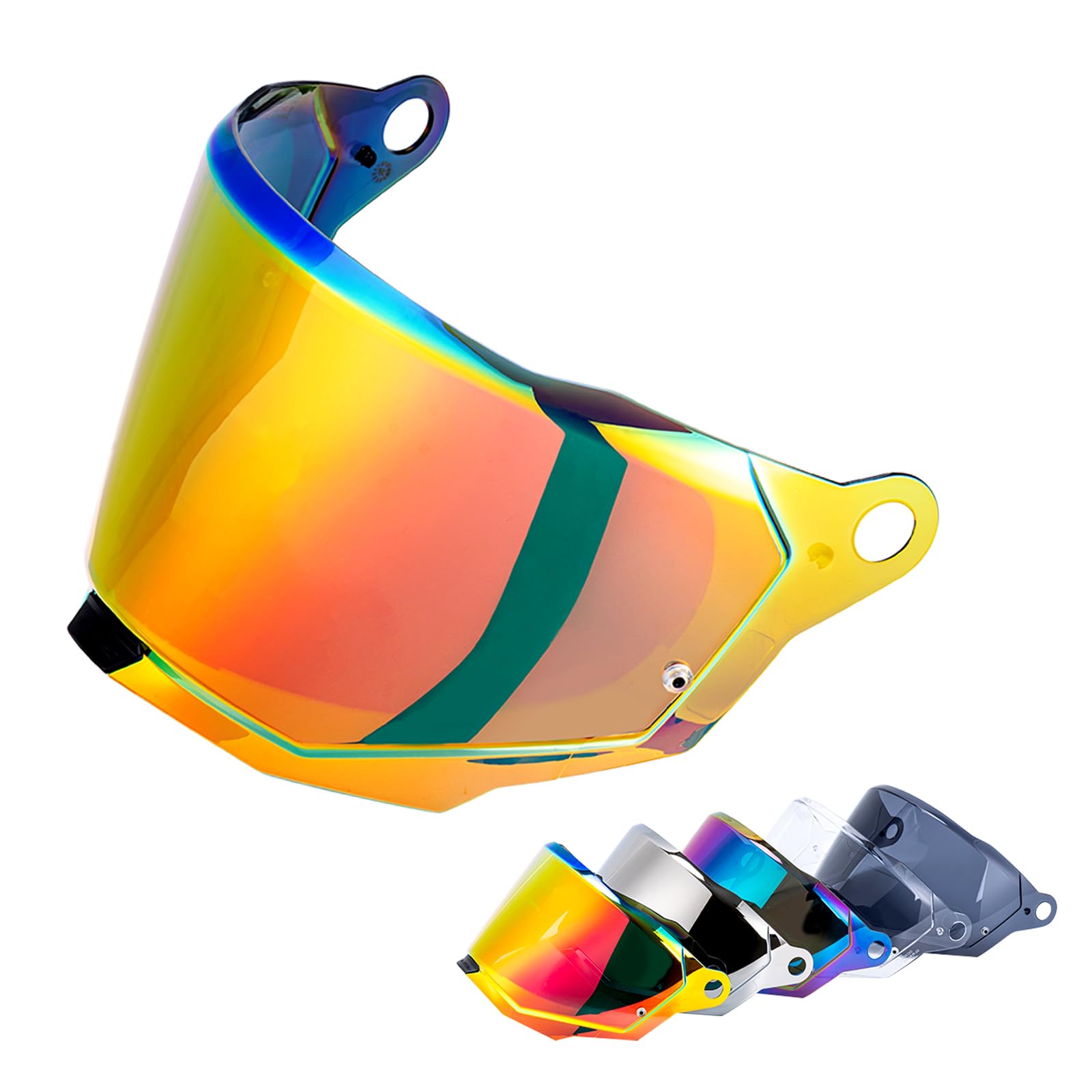 JQF Gear Motorcycle Helmet Visor Replacement Face Shield for