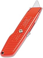 STANLEY 10-189C Utility Knife: Interlock Safety, Self-Retracting Round Point Blade, Slip-Resistant Grip