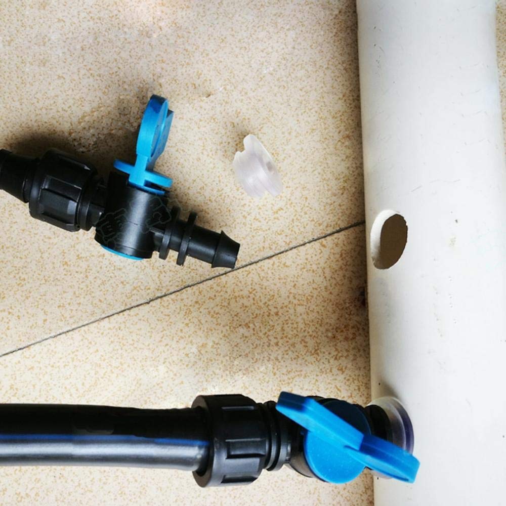 Herramientas de reparación de tuberías 100 piezas de jardín anillos de sello de goma de 16 mm Toque goteo anillo de cinta Proveedores adaptador Micro válvula de riego delantales junta de estanqueidad