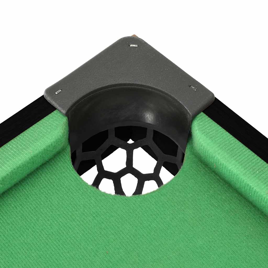 Genérico Mini Mesa de Billar Negro y Verde 92x52x19 cm,Deportes,Juegos de Interior,Billar,Mesas de billar-92500