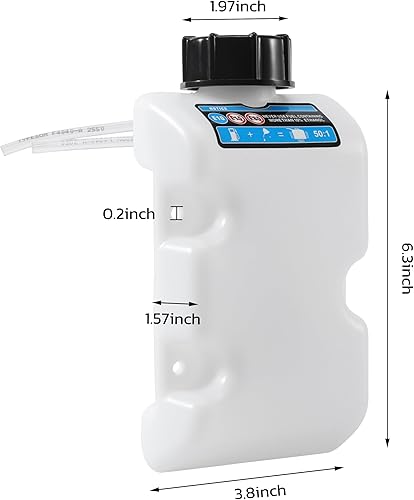 Miniatura 3 de 308682055 Tanque de combustible con líneas de combustible y filtro para Toro para Homelite para Ryobi String Trimmer RY251PH, RY252CS, RY253SS,