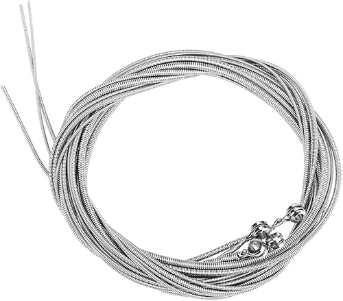 Juego completo de cuerdas para bajo eléctrico, núcleo de acero, aleación de níquel, chapado en níquel, extremo de bola, duradero, 4 cuerdas,