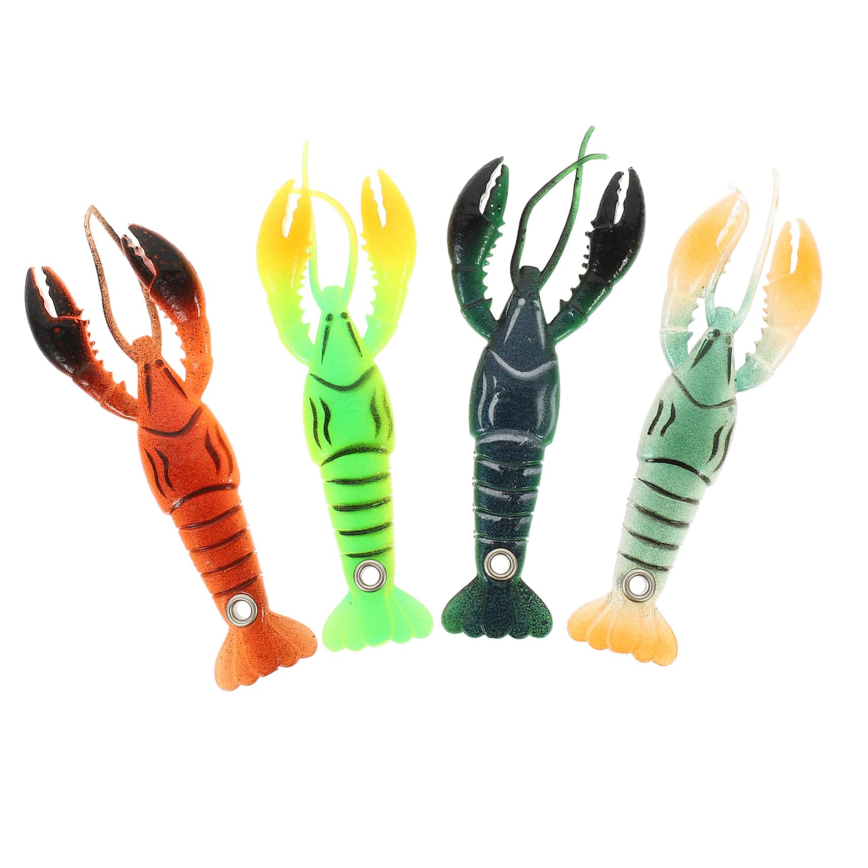 Mipcase 16pezzi Esche Artificiali per Pesca Lure Vivid per Catturare Pesci Come Bass e Pan Fish Riutilizzabili e Facili da Usare per Appassionati di Pesca