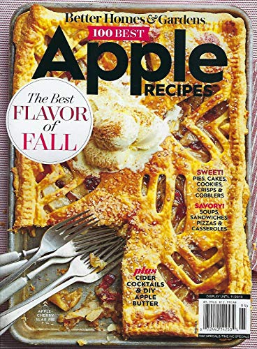 Better Homes & Garden Magazine Best Apple Recipes 2019