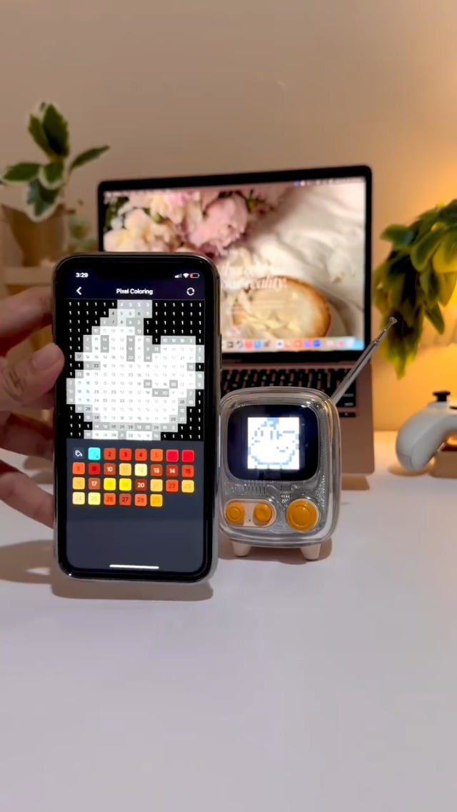 Amazon.com: Divoom Tiivoo‑2 Pixel Art Bluetooth Speaker Gift with