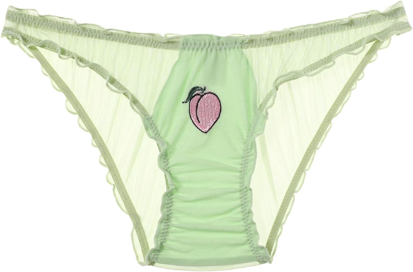 Women's Sexy Cartoon Underwear Funny Letter Print Panties Naughty Thong Briefs