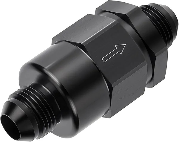 EVIL ENERGY 8AN Male Non Return Fuel Line Check Valve Fitting Aluminum