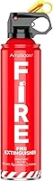 AmzBoom Compact Water-Based Fire Extinguisher for Home, Kitchen, Car, Grill - ABC K Class, Lithium-Ion Safe, 6-Year Warranty