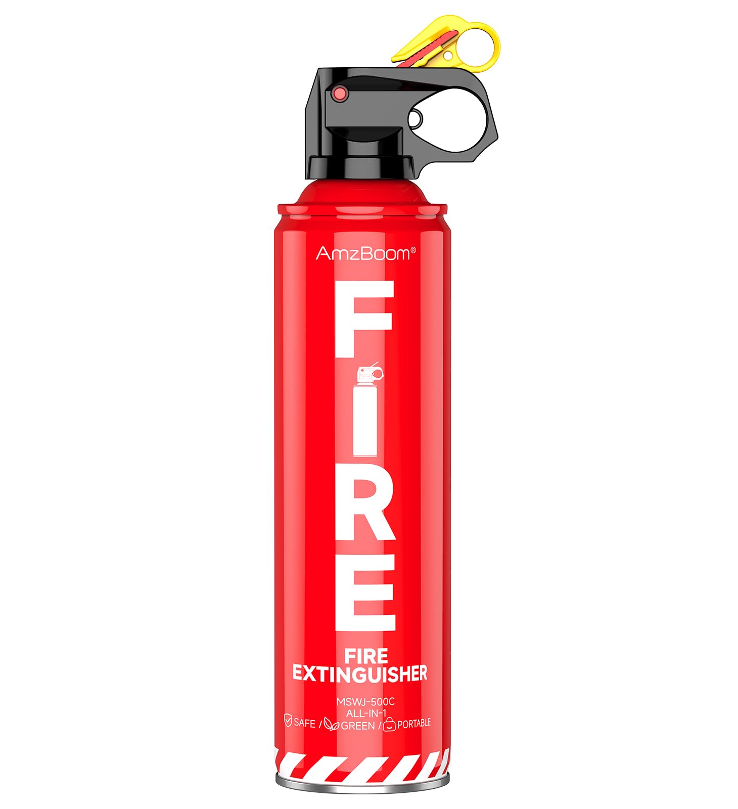 Fire Extinguisher for Home 1Pack, Kitchen, Car, and Grill,Ompact Water-Based A, B, C, K Extinguisher with 6-Year Warranty and Easy Storage.