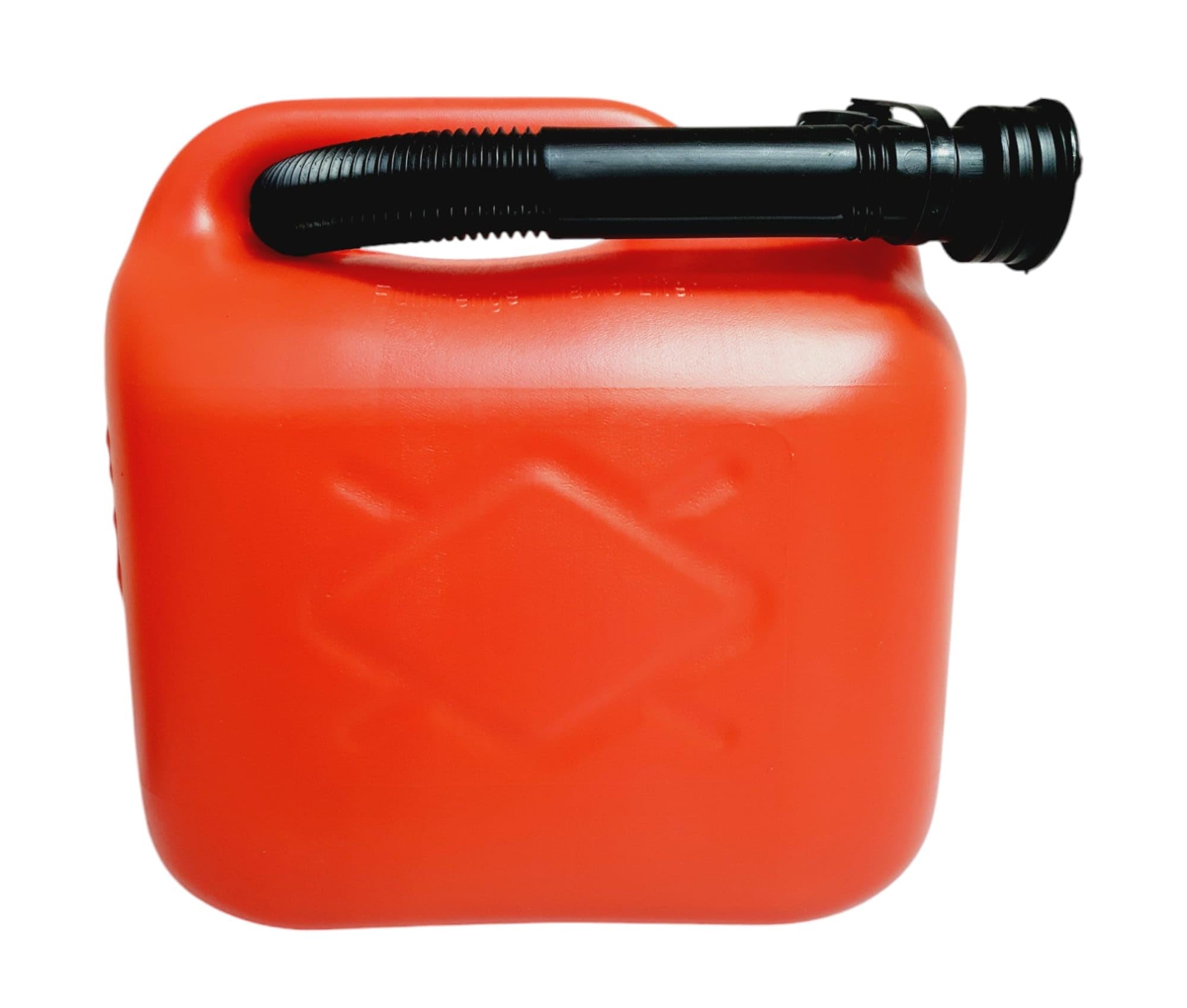 5L Jerry Can for Petrol Diesel Fuel with Spout, Emergency Backup Fuel Storage for Cars, Motorcycles, Vans – Compact 5L Fuel Can, Petrol Can Spout for Easy Refuelling (RED 5 L)