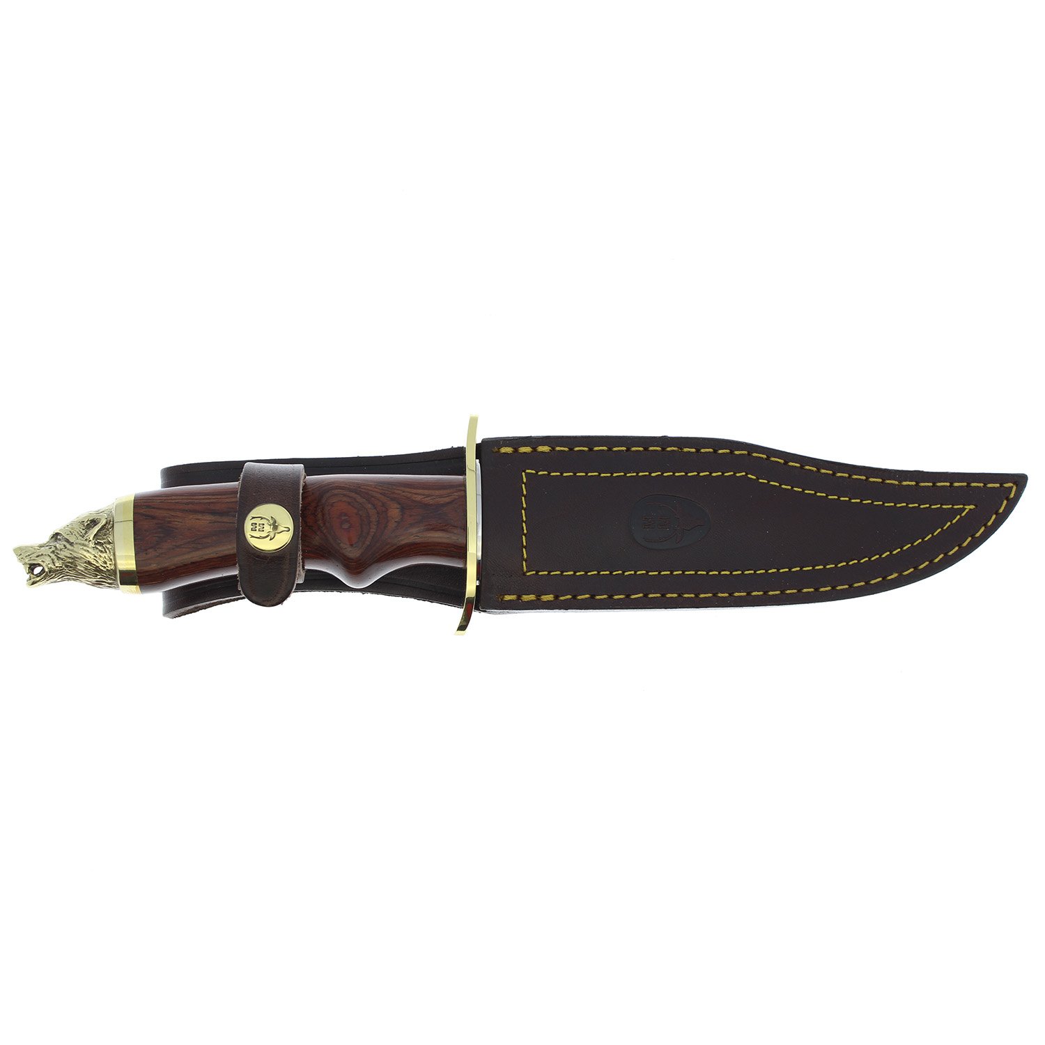 Electropolis Jagdmesser Von Muela – Faust-Handschutz, Hartfaser-Griff, Messing-Elemente (37 Cm)