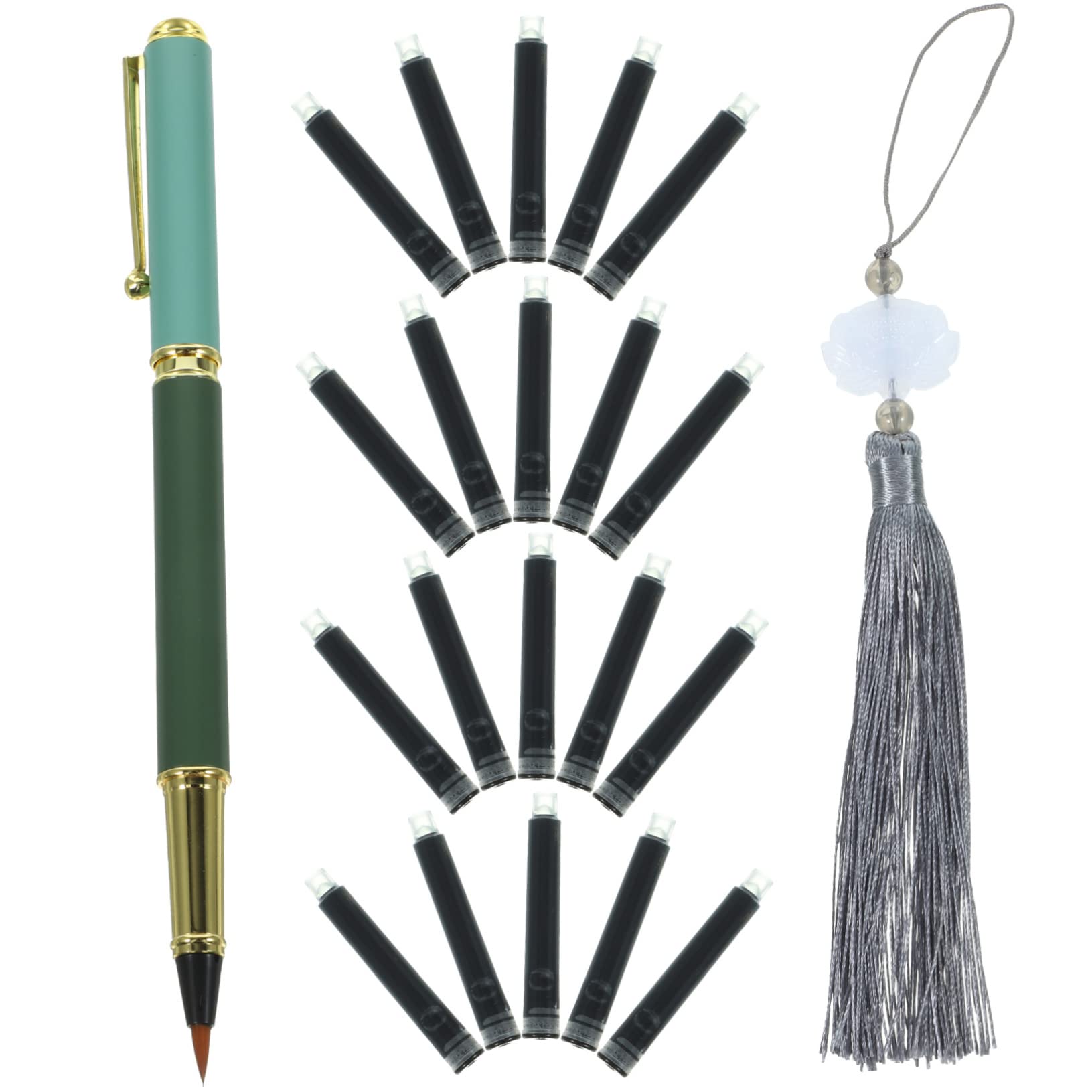 Ciieeo 4sets Per Calligrafia Con Ricaricabile Per Scuola e Casa Con Ricariche e Accessori