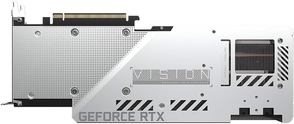 GIGABYTE GeForce RTX 3080 Vision OC 10G Graphics Card backplate
