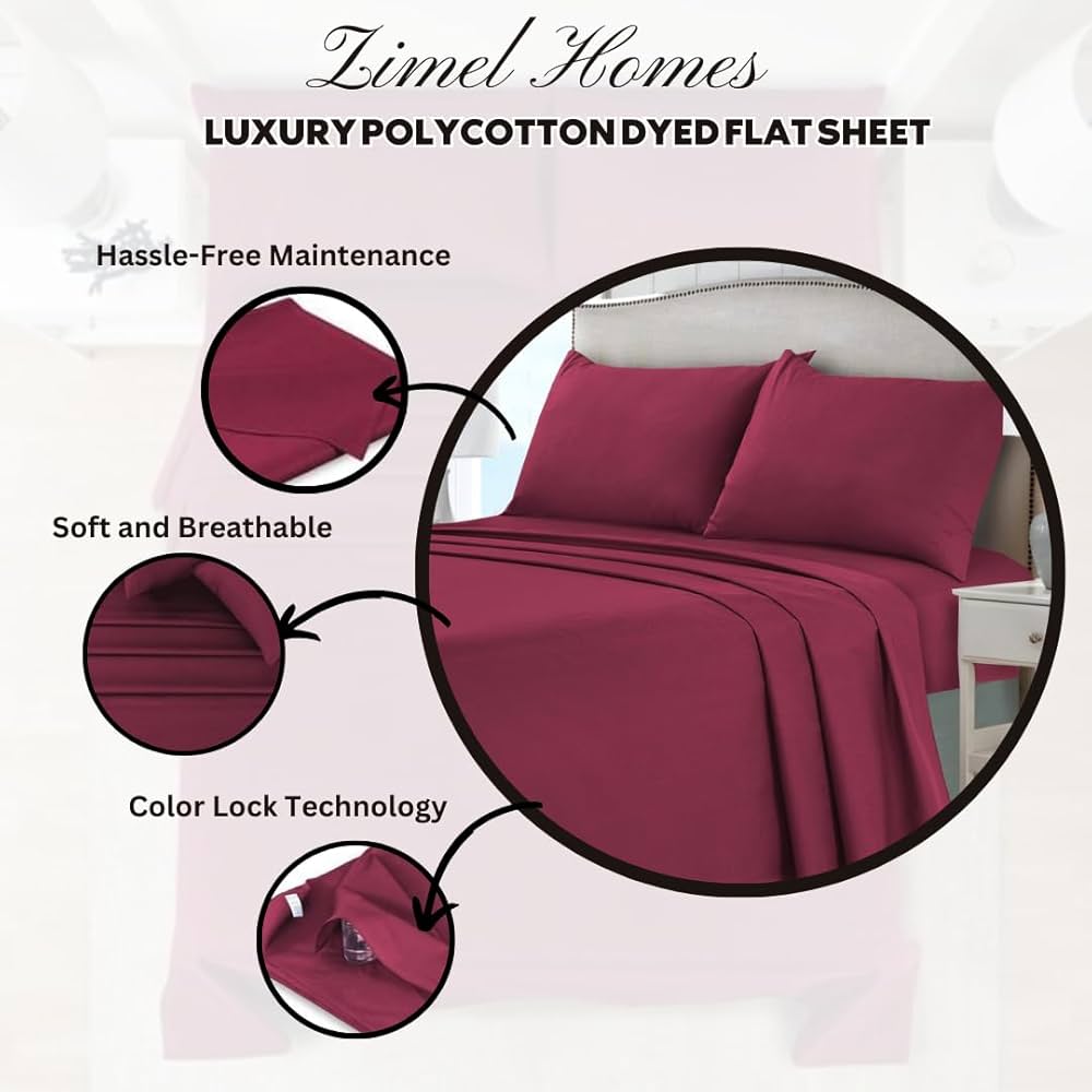 Size: Double Poly Cotton Plain Light Pink Bed Sheet, For Home At Rs 299