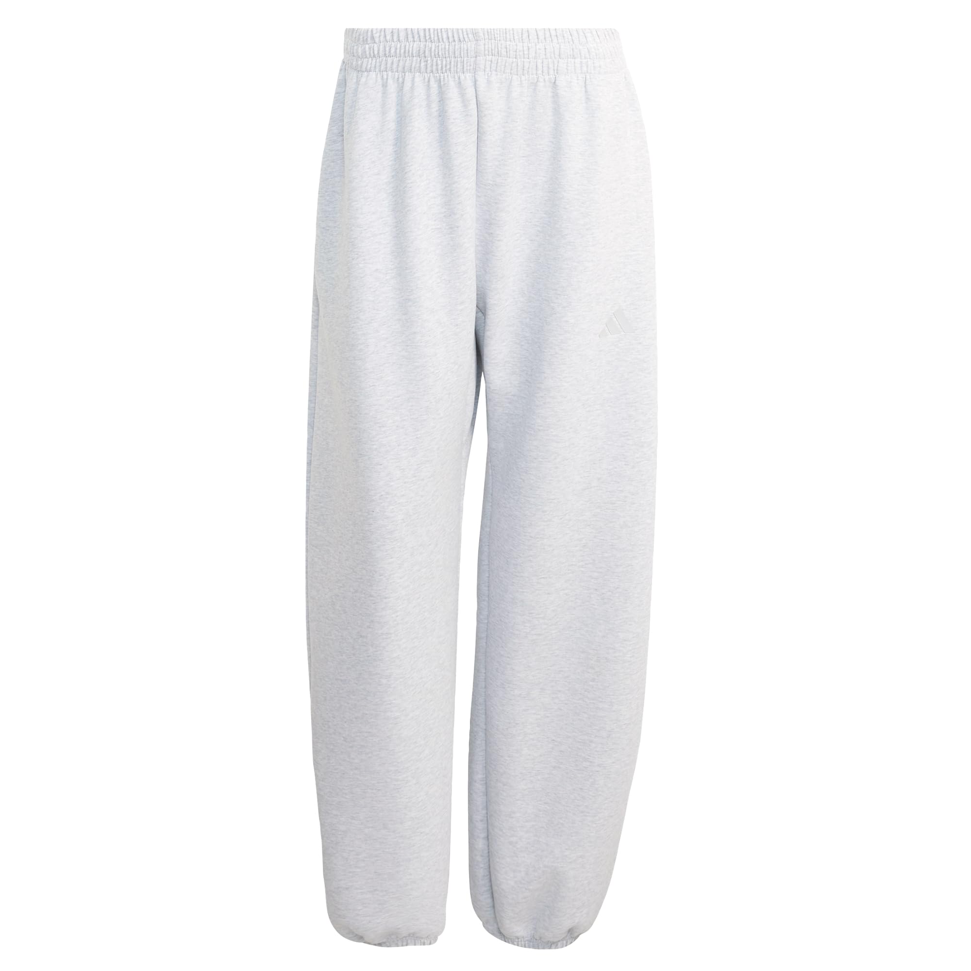 adidas Women's Soft Lux Pants, Light Grey Heather, L Short