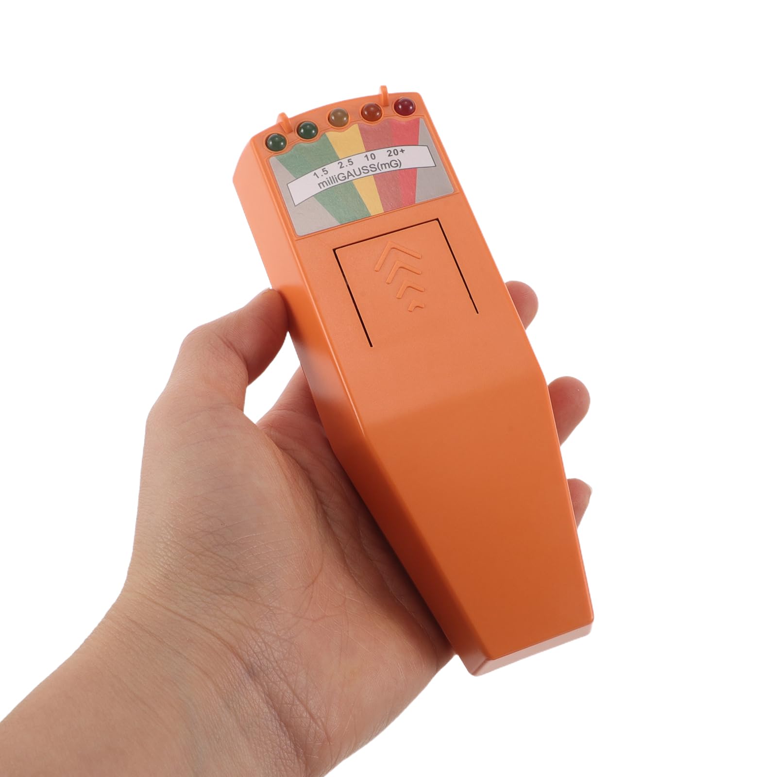 Healeved Rilevatore di Radiazioni di Campo Elettromagnetico Portatile con 5 Led, Misuratore Emf ad Alta Frequenza per Indagini Paranormali, Dispositivo di Misurazione per Casa e Ufficio