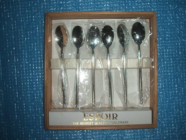 未使用:ESPOIR ゴールドスプーン 5本セット 未使用:ESPOIR ゴールド
